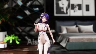 0313 -【R18-MMD】Genshin Impact 原神 Raiden Shogun 雷电将军 - Shake it