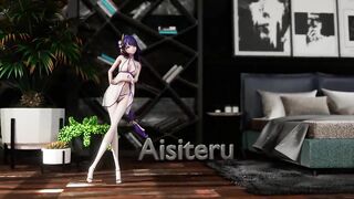 0313 -【R18-MMD】Genshin Impact 原神 Raiden Shogun 雷电将军 - Shake it
