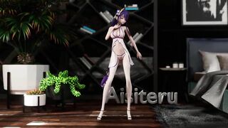 0313 -【R18-MMD】Genshin Impact 原神 Raiden Shogun 雷电将军 - Shake it