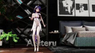 0313 -【R18-MMD】Genshin Impact 原神 Raiden Shogun 雷电将军 - Shake it