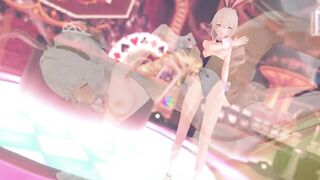 0390 -【R18-MMD】Honkai Impact 3rd 崩坏三 Bronnie in Bunny suit 未熟乳鸭