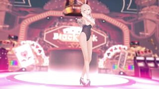 0390 -【R18-MMD】Honkai Impact 3rd 崩坏三 Bronnie in Bunny suit 未熟乳鸭