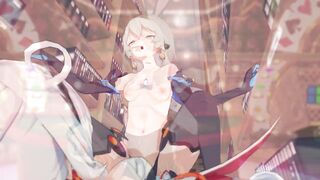 0390 -【R18-MMD】Honkai Impact 3rd 崩坏三 Bronnie in Bunny suit 未熟乳鸭