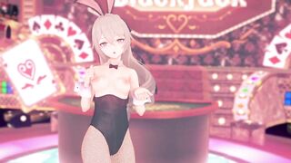 0390 -【R18-MMD】Honkai Impact 3rd 崩坏三 Bronnie in Bunny suit 未熟乳鸭