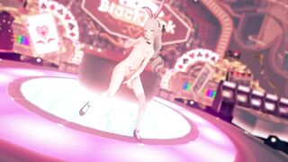 0390 -【R18-MMD】Honkai Impact 3rd 崩坏三 Bronnie in Bunny suit 未熟乳鸭