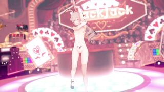 0390 -【R18-MMD】Honkai Impact 3rd 崩坏三 Bronnie in Bunny suit 未熟乳鸭