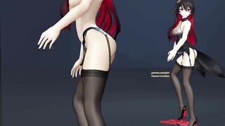 0378 -【R18-MMD】Honkai Impact 3rd 崩坏三 Seele 希尔 (viliona) - Good night kiss