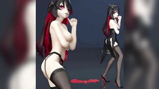 0378 -【R18-MMD】Honkai Impact 3rd 崩坏三 Seele 希尔 (viliona) - Good night kiss