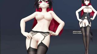 0378 -【R18-MMD】Honkai Impact 3rd 崩坏三 Seele 希尔 (viliona) - Good night kiss