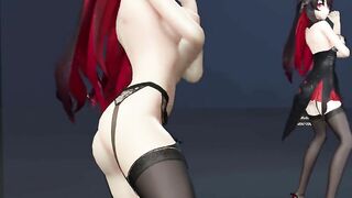 0378 -【R18-MMD】Honkai Impact 3rd 崩坏三 Seele 希尔 (viliona) - Good night kiss