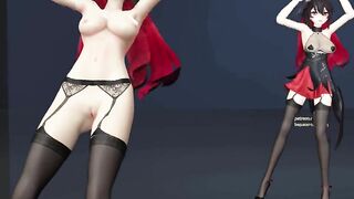 0378 -【R18-MMD】Honkai Impact 3rd 崩坏三 Seele 希尔 (viliona) - Good night kiss