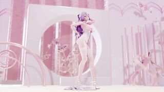 0374 -【R18-MMD】Honkai Impact 3rd 崩坏三APHO Bronya -大板鸭丝滑礼服Number9