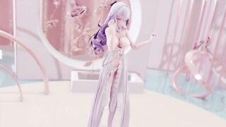 0374 -【R18-MMD】Honkai Impact 3rd 崩坏三APHO Bronya -大板鸭丝滑礼服Number9