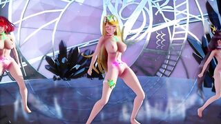 0365 -【R-18 MMD】Xenoblade chronicle Pyra and mythra Seal of Lust (segs+dance)