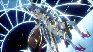 0365 -【R-18 MMD】Xenoblade chronicle Pyra and mythra Seal of Lust (segs+dance)