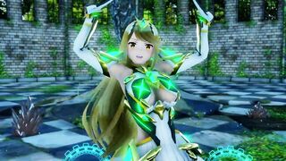 0365 -【R-18 MMD】Xenoblade chronicle Pyra and mythra Seal of Lust (segs+dance)