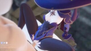 0352 -【R-18 MMD】AKT - Genshin Impact Short Compilation