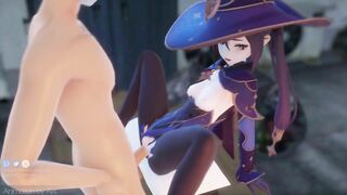 0352 -【R-18 MMD】AKT - Genshin Impact Short Compilation