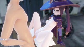 0352 -【R-18 MMD】AKT - Genshin Impact Short Compilation