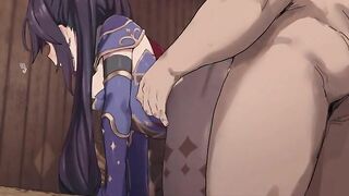 0344 -【R18-2D】Genshin Impact 原神 Mona's part time job