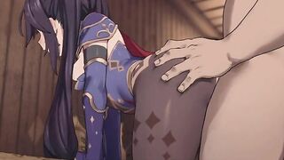 0344 -【R18-2D】Genshin Impact 原神 Mona's part time job