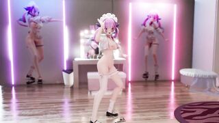 0342 -【R-18 MMD】Hololive Aqua bl101布料【凑阿库娅】シニカルナイトプラン