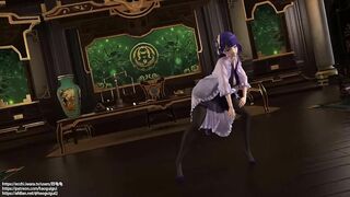 0341 -【R-18 MMD】HaoGuiGui - Genshin Impact 原神 Raiden Shogun Ei + Yae Miko 雷电将军 +八重神子