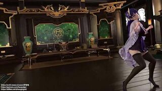 0341 -【R-18 MMD】HaoGuiGui - Genshin Impact 原神 Raiden Shogun Ei + Yae Miko 雷电将军 +八重神子