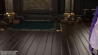 0341 -【R-18 MMD】HaoGuiGui - Genshin Impact 原神 Raiden Shogun Ei + Yae Miko 雷电将军 +八重神子