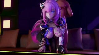0337 -【R18-MMD】Honkai Impact 3rd 崩坏三 Elysia 爱莉希雅 - Ghost Dance