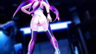 0297 -【R18-MMD】Hatsuke Miku's ass workout with nice camera angel - sexy and i know it