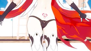 0426 -【R18-MMD-4K】Honkai Impact 3rd 崩坏三 Kiana - AOA Miniskirt