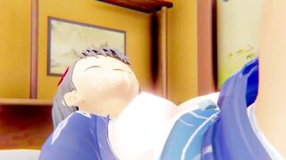 Mio Kofune Summer Time Rendering 3D HENTAI Shortver Part 2/4