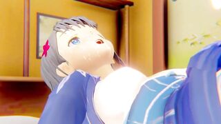 Mio Kofune Summer Time Rendering 3D HENTAI Shortver Part 2/4