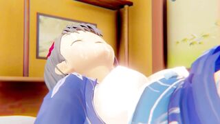 Mio Kofune Summer Time Rendering 3D HENTAI Shortver Part 2/4