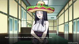Hinata loves to lick Naruto's cock and drink his cum
