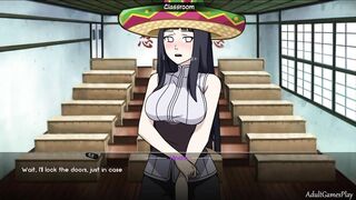 Hinata loves to lick Naruto's cock and drink his cum