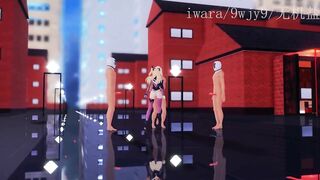 0460 -【R18-MMD】Genshin Impact 原神Fischl 菲谢尔segs while dance