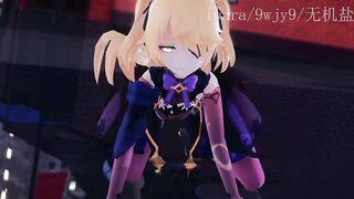 0460 -【R18-MMD】Genshin Impact 原神Fischl 菲谢尔segs while dance