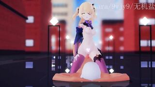 0460 -【R18-MMD】Genshin Impact 原神Fischl 菲谢尔segs while dance