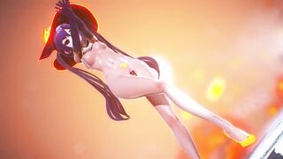 0434 -【R18-MMD-4K】Genshin Impact 原神Mona - Happy Halloween