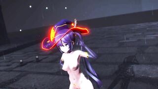 0434 -【R18-MMD-4K】Genshin Impact 原神Mona - Happy Halloween