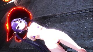 0434 -【R18-MMD-4K】Genshin Impact 原神Mona - Happy Halloween