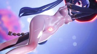 0434 -【R18-MMD-4K】Genshin Impact 原神Mona - Happy Halloween