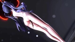 0434 -【R18-MMD-4K】Genshin Impact 原神Mona - Happy Halloween