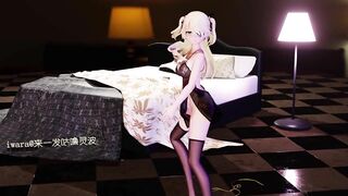 0433 -【R18-MMD-2K】Genshin Impact 原神Fischl 菲谢尔- Good night kiss