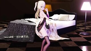 0433 -【R18-MMD-2K】Genshin Impact 原神Fischl 菲谢尔- Good night kiss