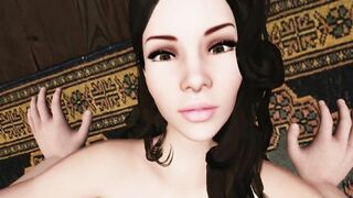House Party - Gameplay Ashley sex in the gazebo on the street POV