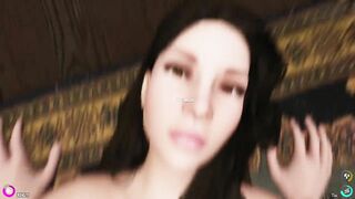 House Party - Gameplay Ashley sex in the gazebo on the street POV