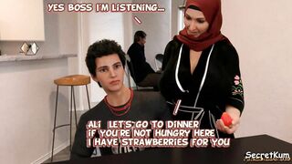 Hijab wearing Muslim Wife is Fucked by her 18yo Stepson behind her husbands back